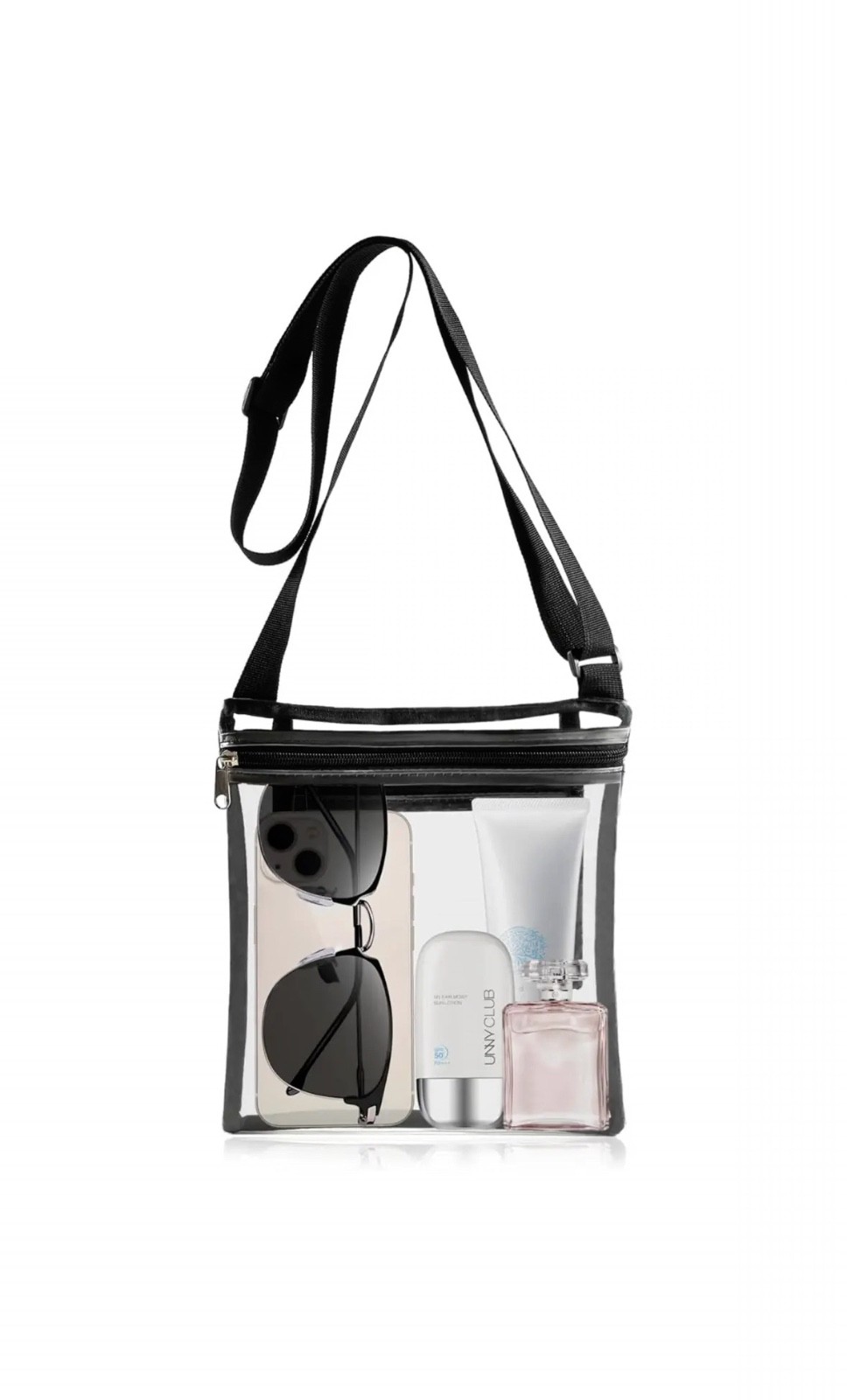 Clear Stadium Bag Women Transparent Crossbody Purse Concert Sports Event