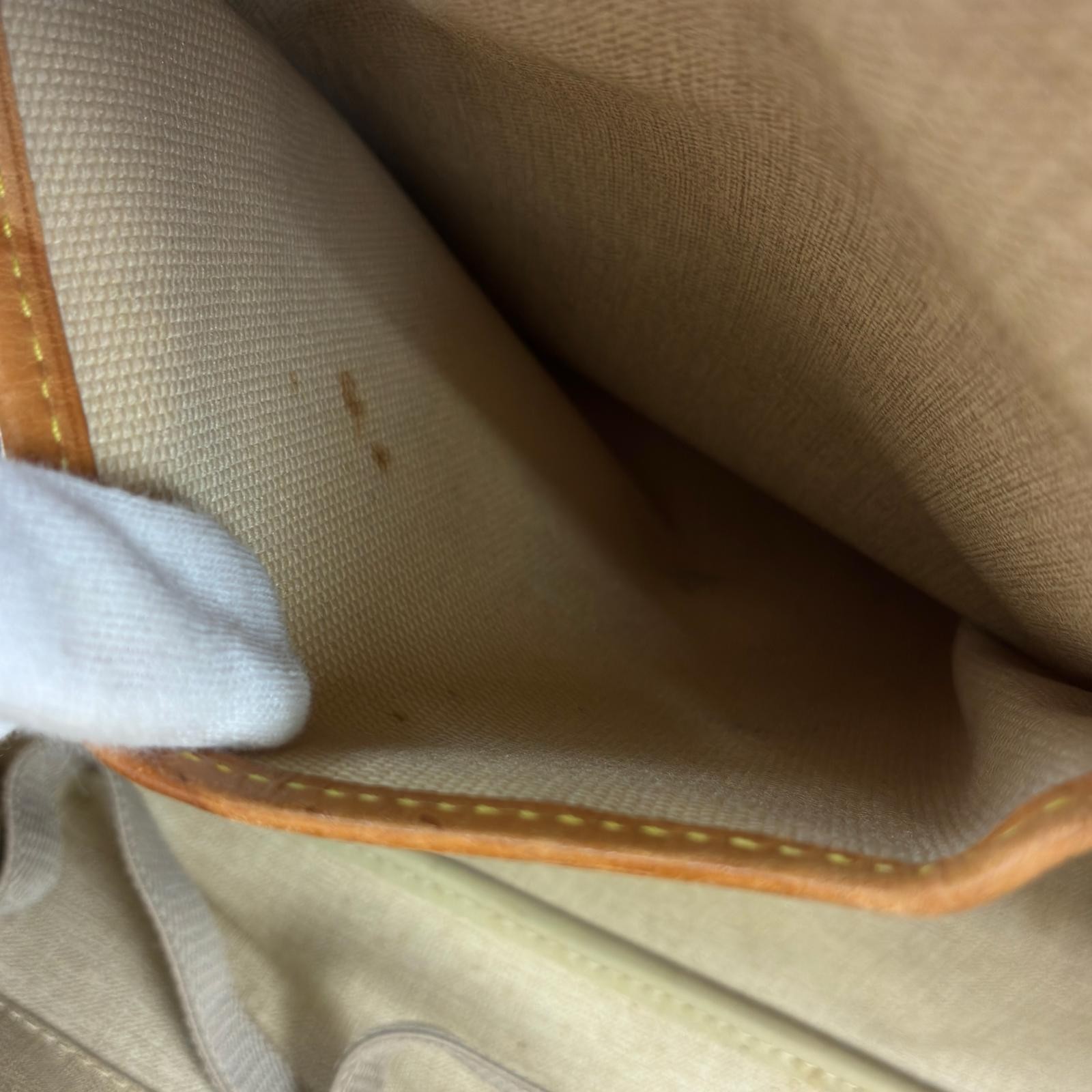 LOUIS VUITTON Deauville Handbag M47270 Monogram canvas Brown