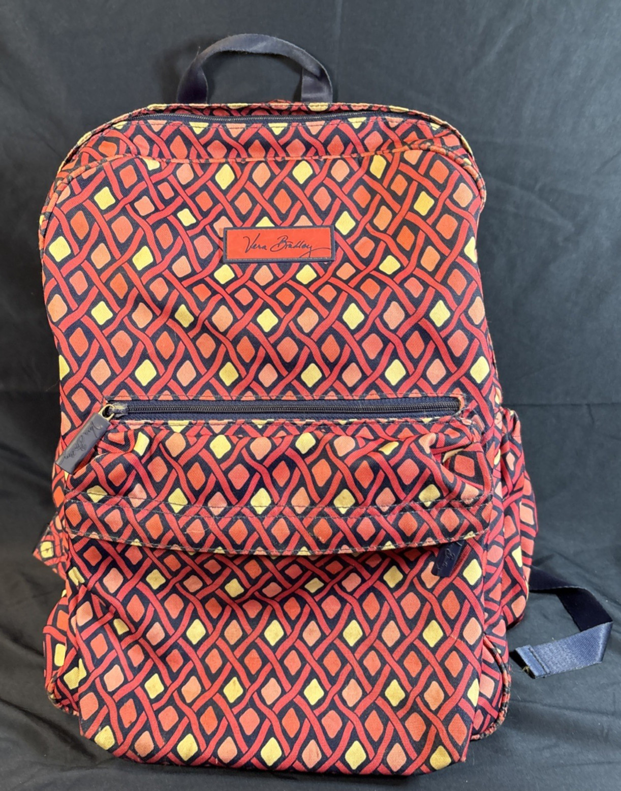 Vera Bradley Bookbag Backpack Pink Diamonds