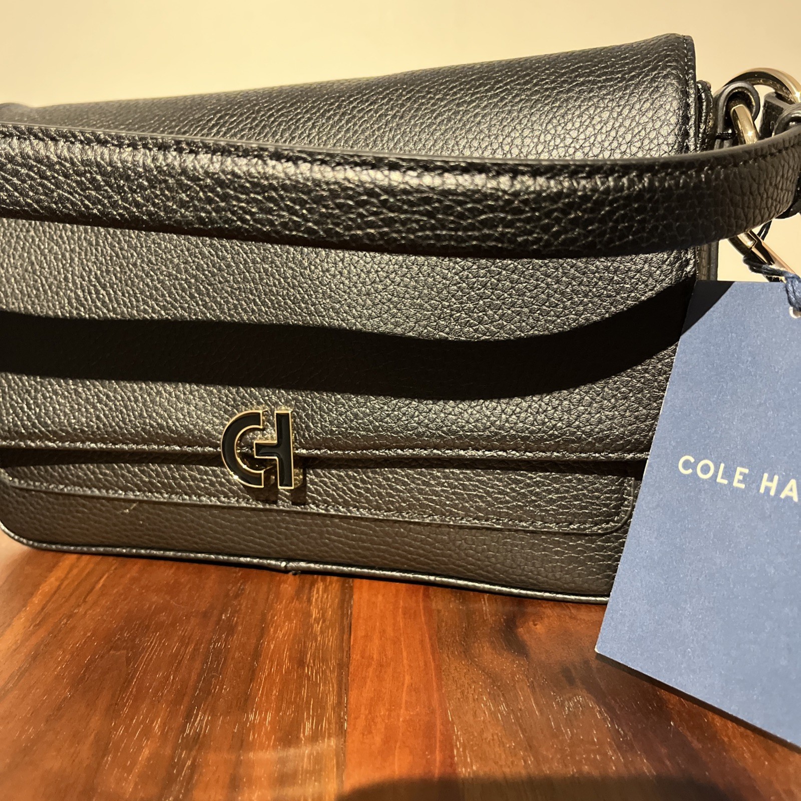 COLE HAAN Crossbody & Shoulder Purse 100% Leather MINI GRAND SERIES; NWT; Classy