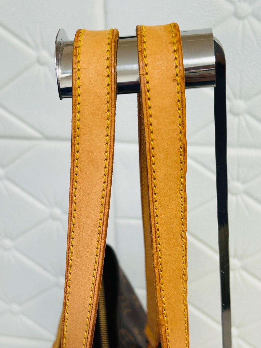 Louis Vuitton Monogram Cabas Mezzo M51151 Brown Tote Shoulder Bag LV
