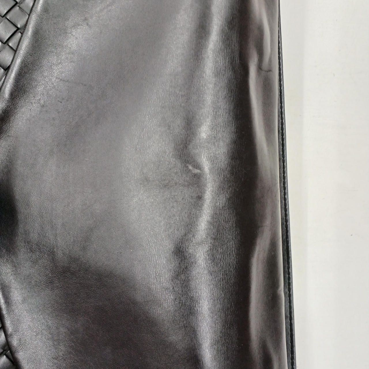 BOTTEGA VENETA BRIEFCASE INTRECCIATO 113095-V4651-1000BK TEAR INSIDE Used