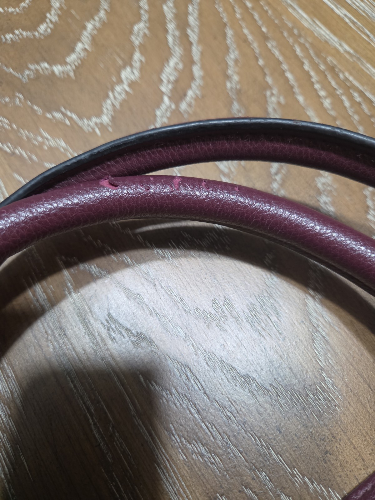 Burgundy Women’s Purse with flowers