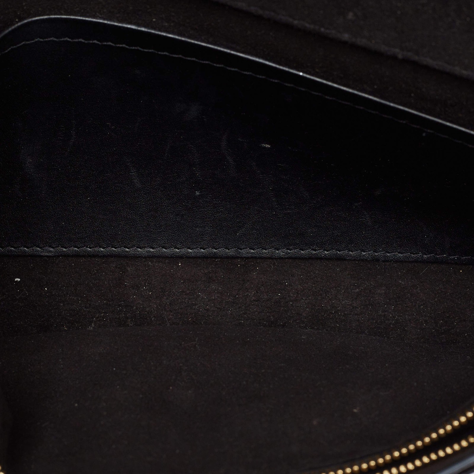 Louis Vuitton Louise Black Leather Clutch
