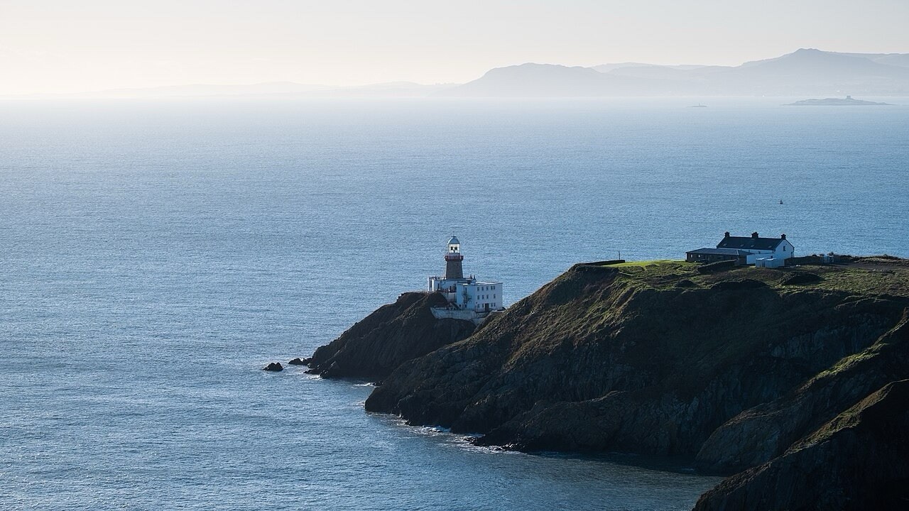 Baily Lighthouse Tote Bag Green Pouch Cabbage Charm Ireland Dublin Howth Island