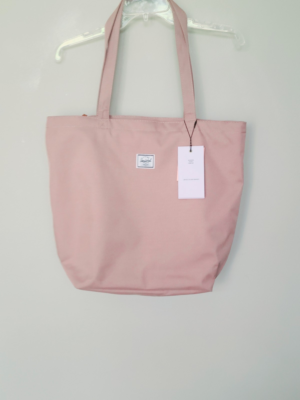 Herschel Supply Co Mica Tote Bag One Size Taupe Pink Minimalist Fab Fit Fun New