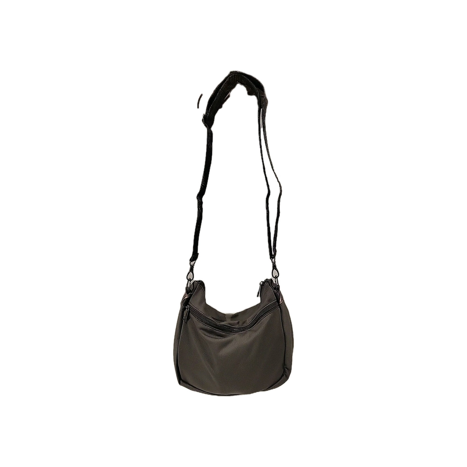 Lug Slider Freestyle Crossbody Bag- Gunmetal Grey