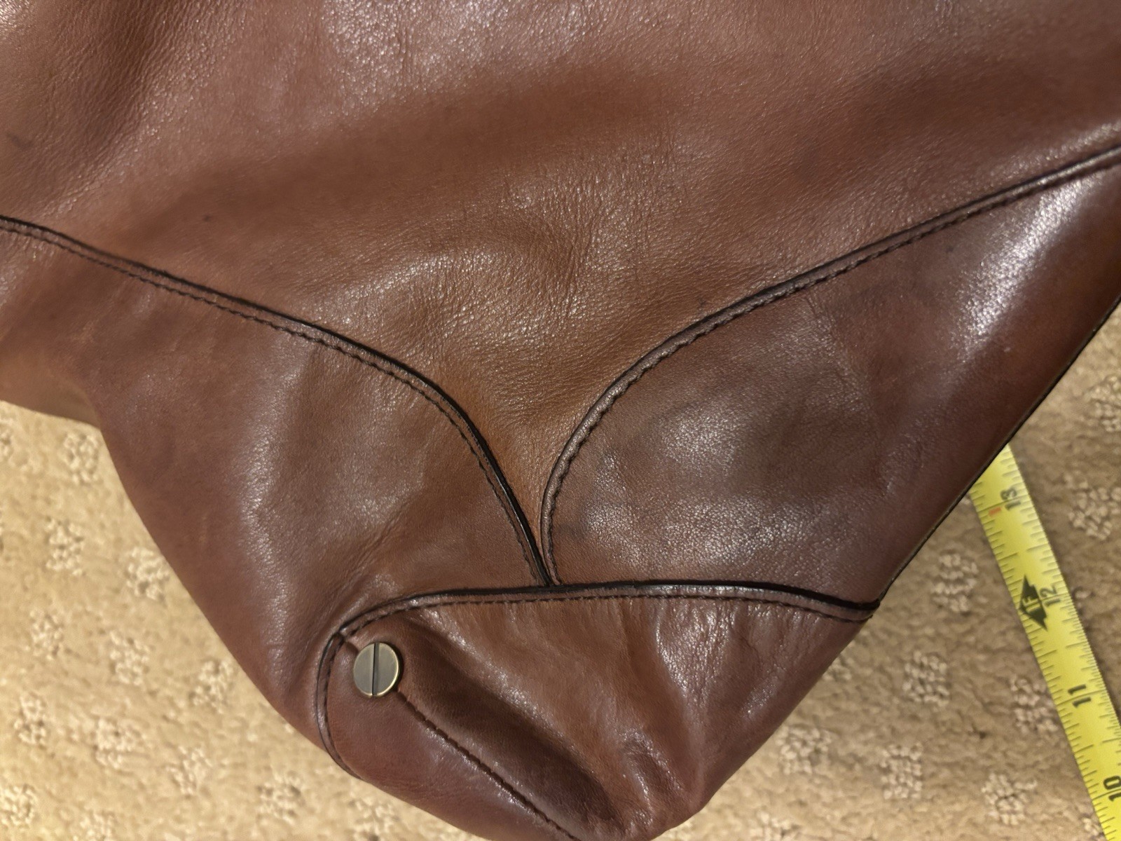 AUTHENTIC Brown Leather Vintage ‘Chloe’ Bag. No ‘made in’ tag. No serial #
