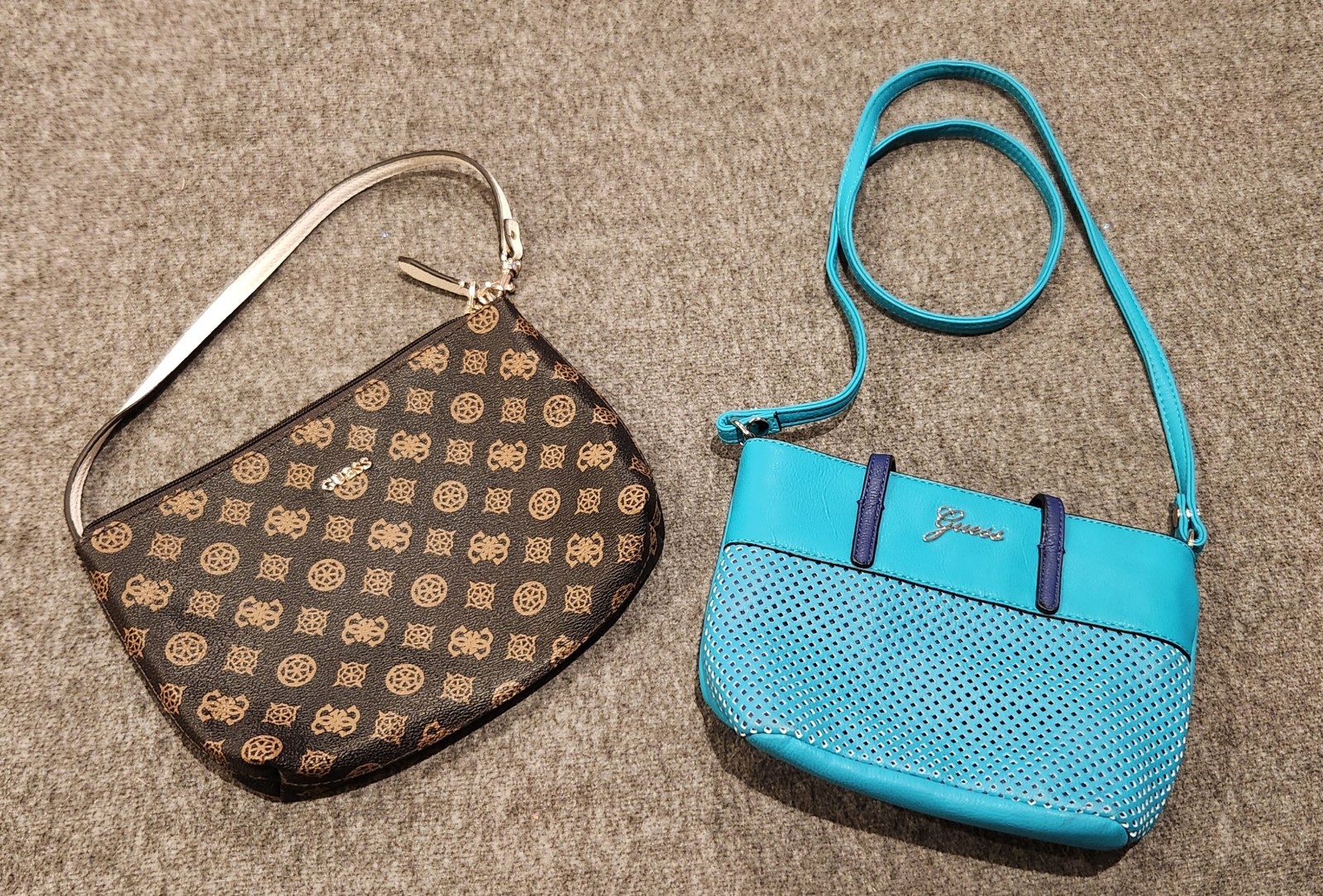 Small AUTHENTIC GUESS Purses Both In Wonderful Condition See Photo