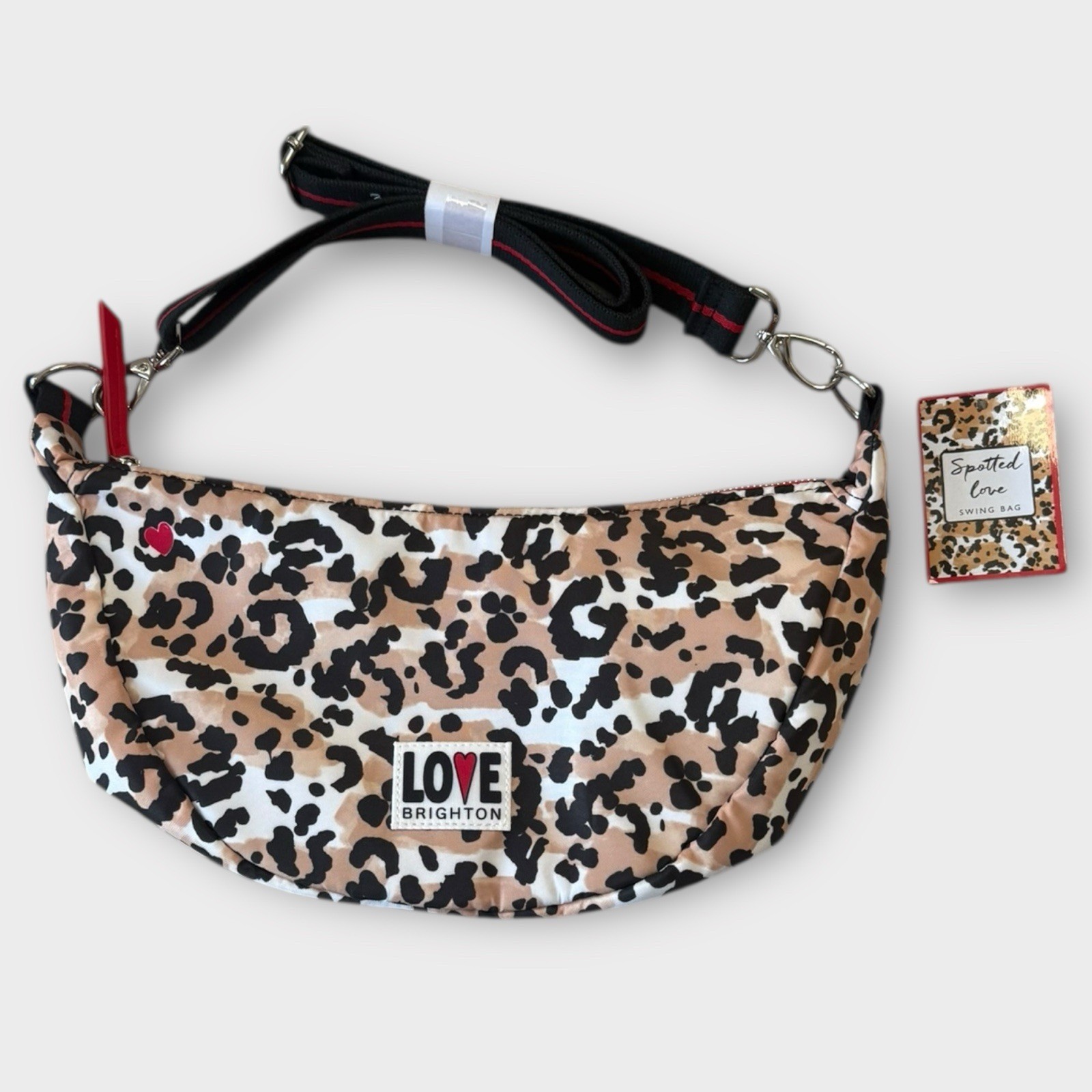 NWT Brighton Spotted Love Swing Bag