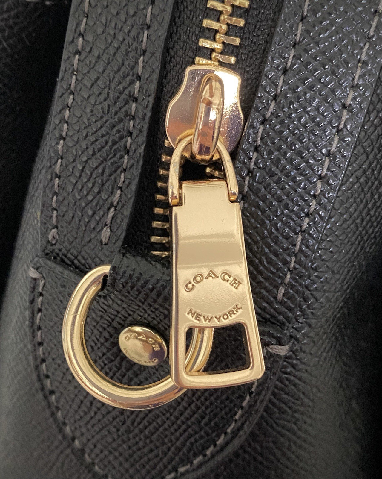 Coach Large Darcie Carryall | 100% Leather Exterior, Used Only Once, Lgth 12.75”