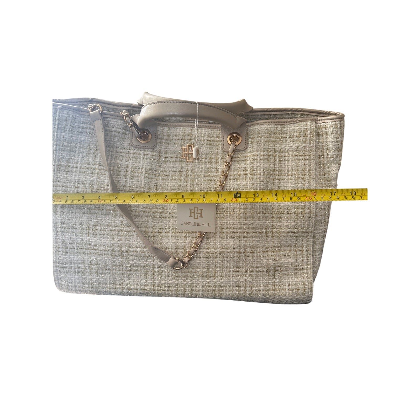 Caroline Hill Melissa Tote White