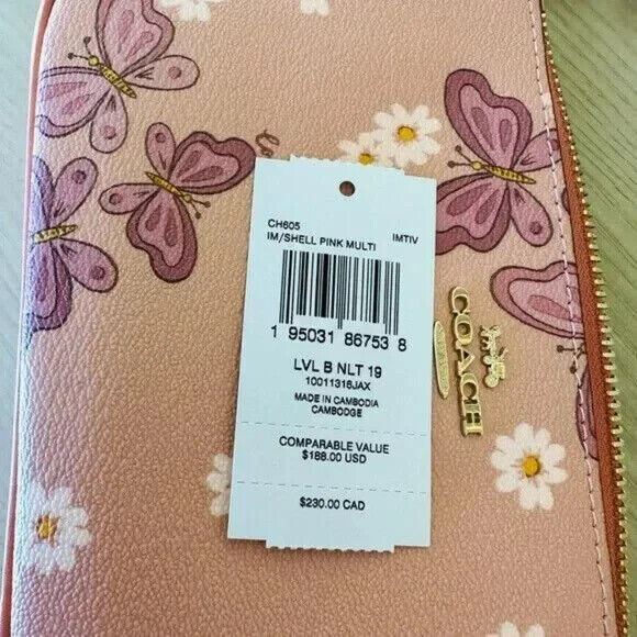 Coach Rowan Butterfly Leather Satchel Handbag/Wallet option NWT Authentic