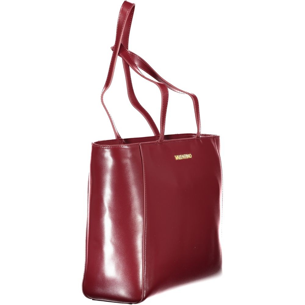 Mario Valentino Rosso Polyurethane Women’s Shoulder Bag – VA-34726