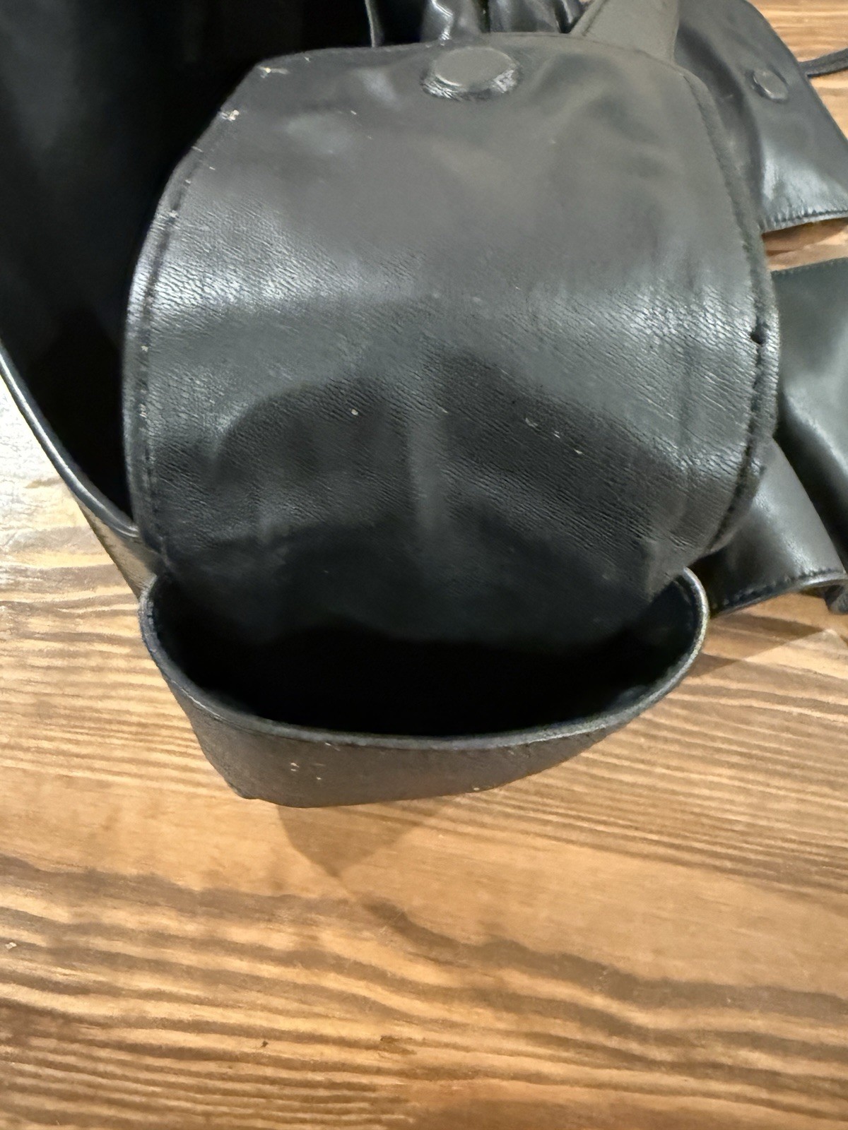 Original Acne Studios Multipocket Shoulder Bag in Dark Brown Distressed Leather