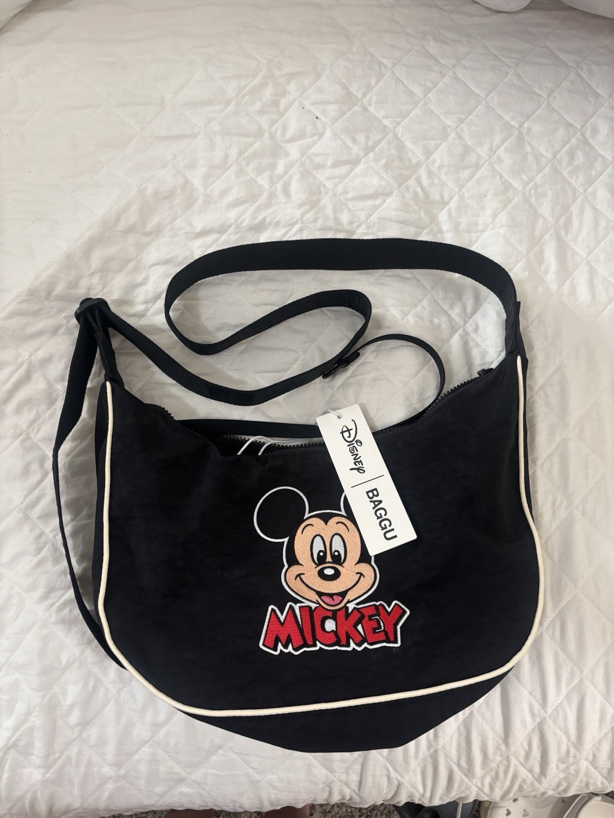 Nylon Crescent Baggu Mickey Mouse