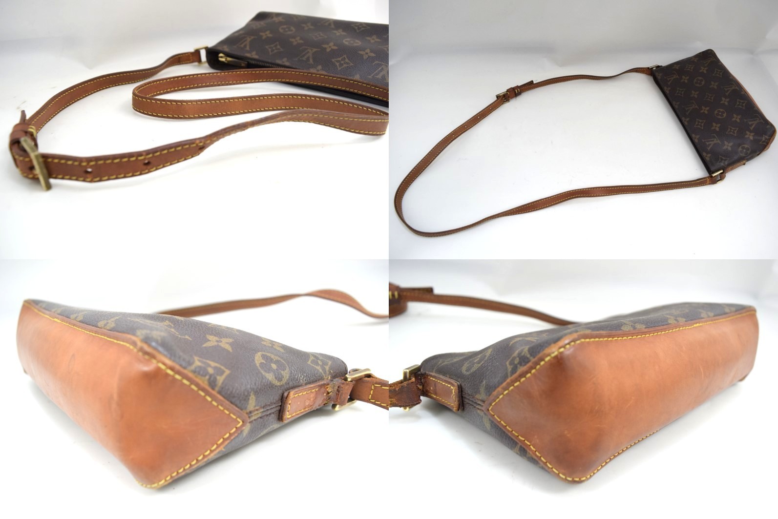 Auth Louis Vuitton Trotteur Crossbody Bag Monogram Canvas M51240 LV 49309