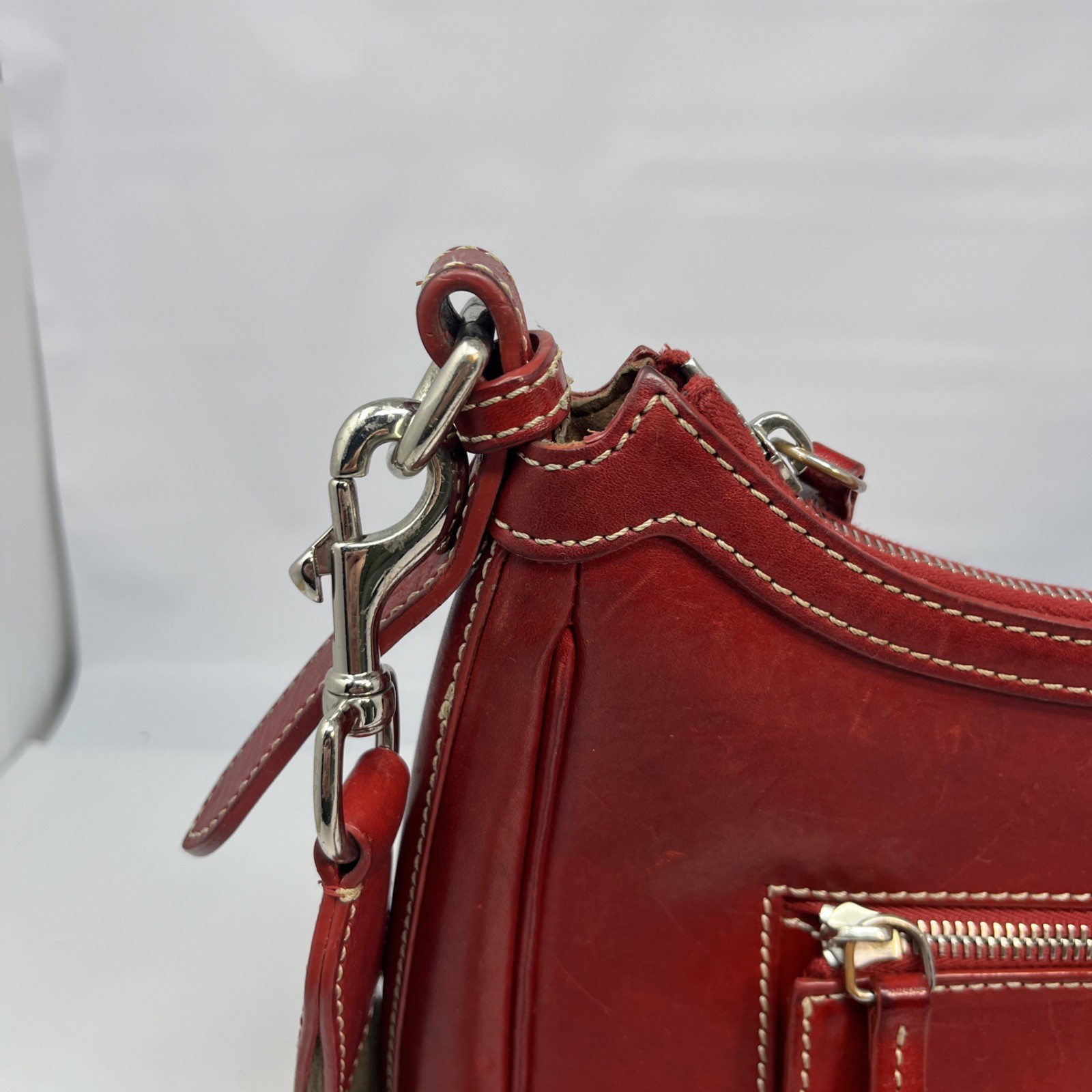 Dooney & Bourke Bordeaux Florentine Toscana Large Crossbody Hobo