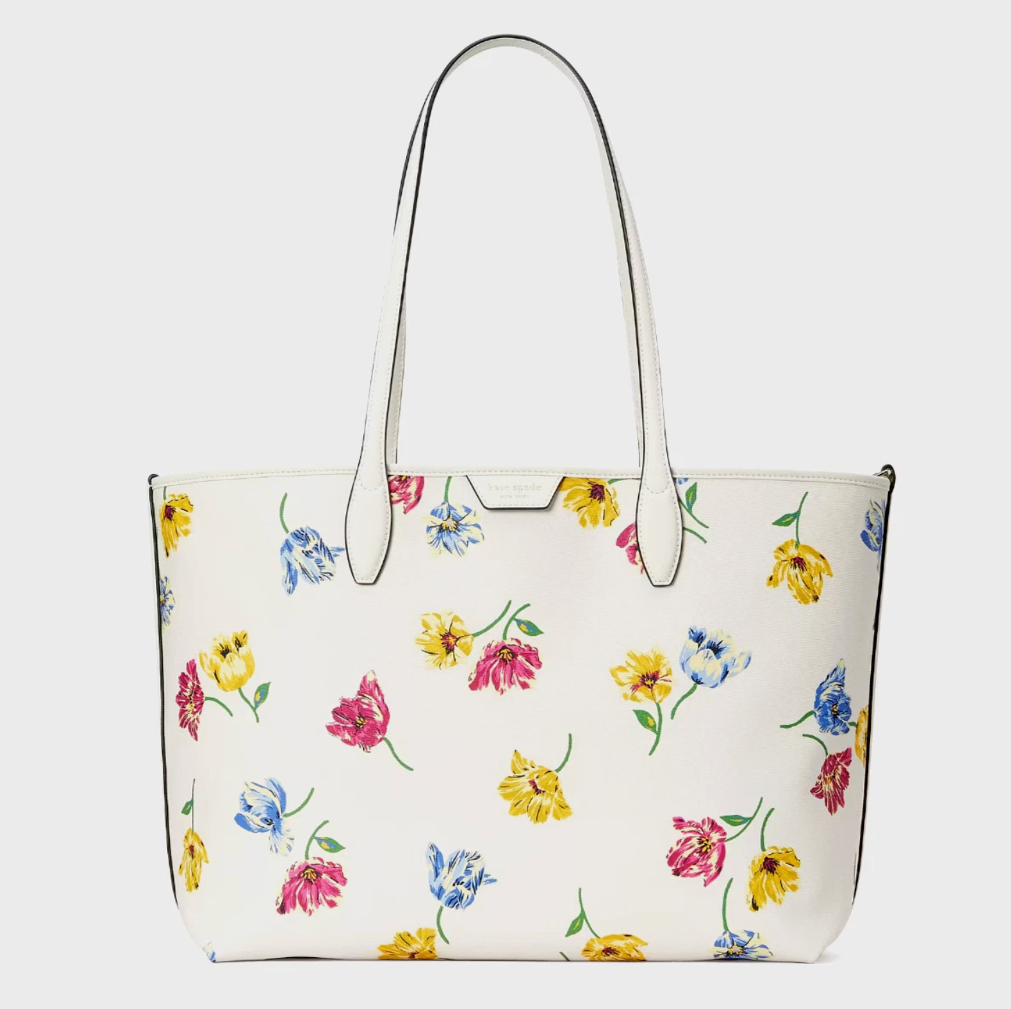 NWT Kate Spade Sutton Medium Tote Bag Ivory Tulip Toss Cream Purse & Dust Bag