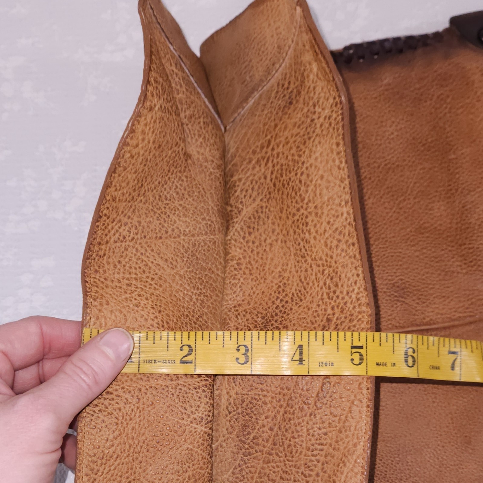 Free People We The Free Saratoga Satchel Brown Leather Hobo Shoulder Tote Bag