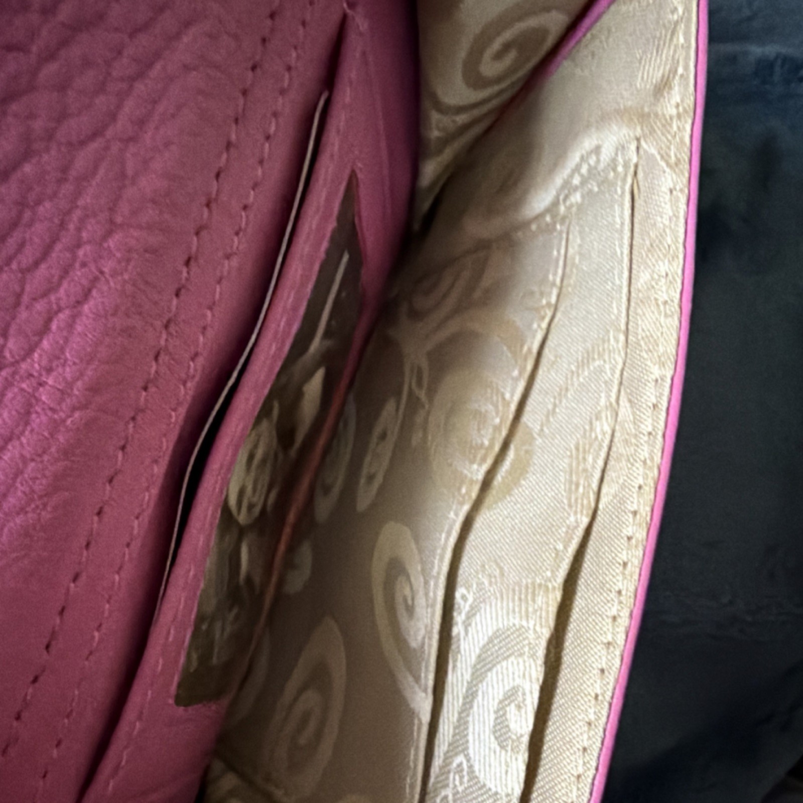 Brighton Pink Flower Accent Wrist Strap Clutch for Women, Classic Designer Style