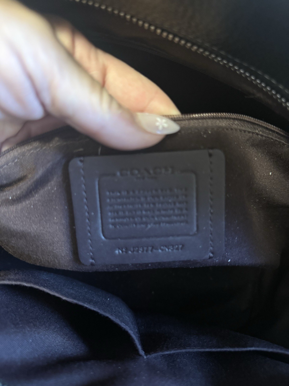 Coach Black Leather Metropolitan Briefcase Multiple Compartments