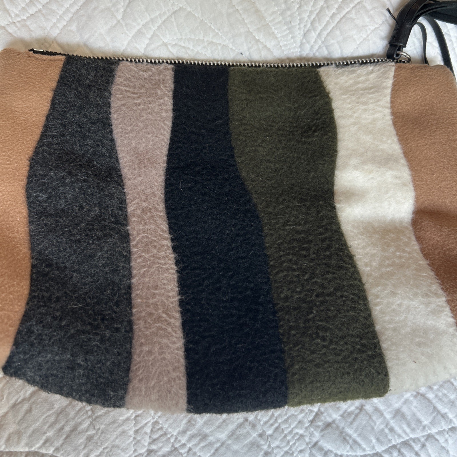 Anthropologie Jasper and Jeera Gijou Striped Pouch