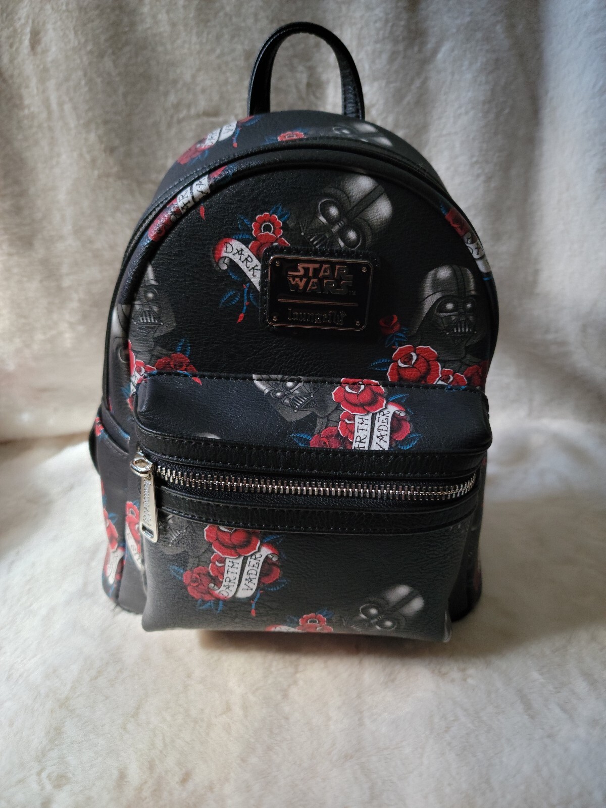Loungefly Star Wars Darth Vader Tattoo Mini Backpack AOP Floral Bag