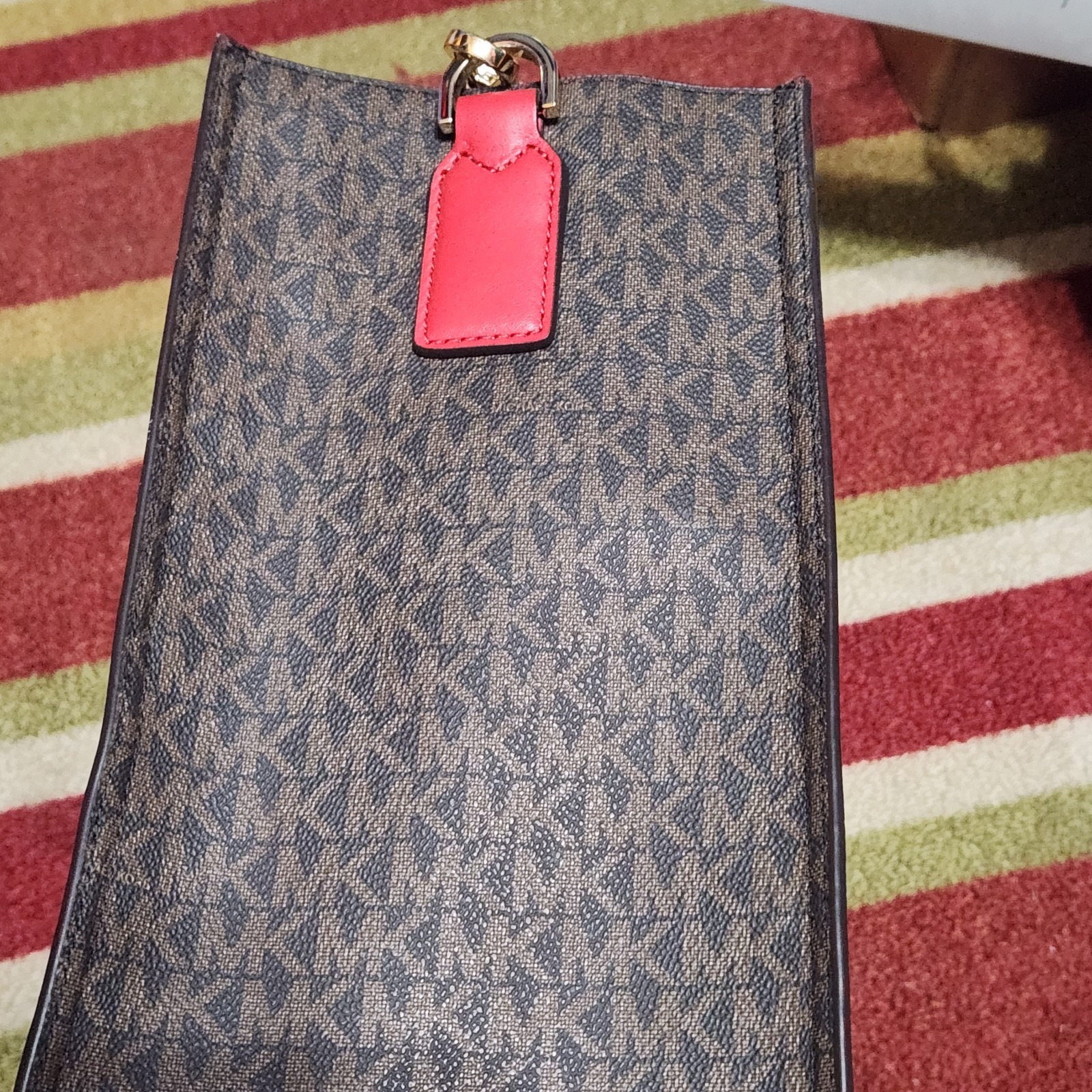 Michael Kors Kenly Tote Crossbody Bag – Flame