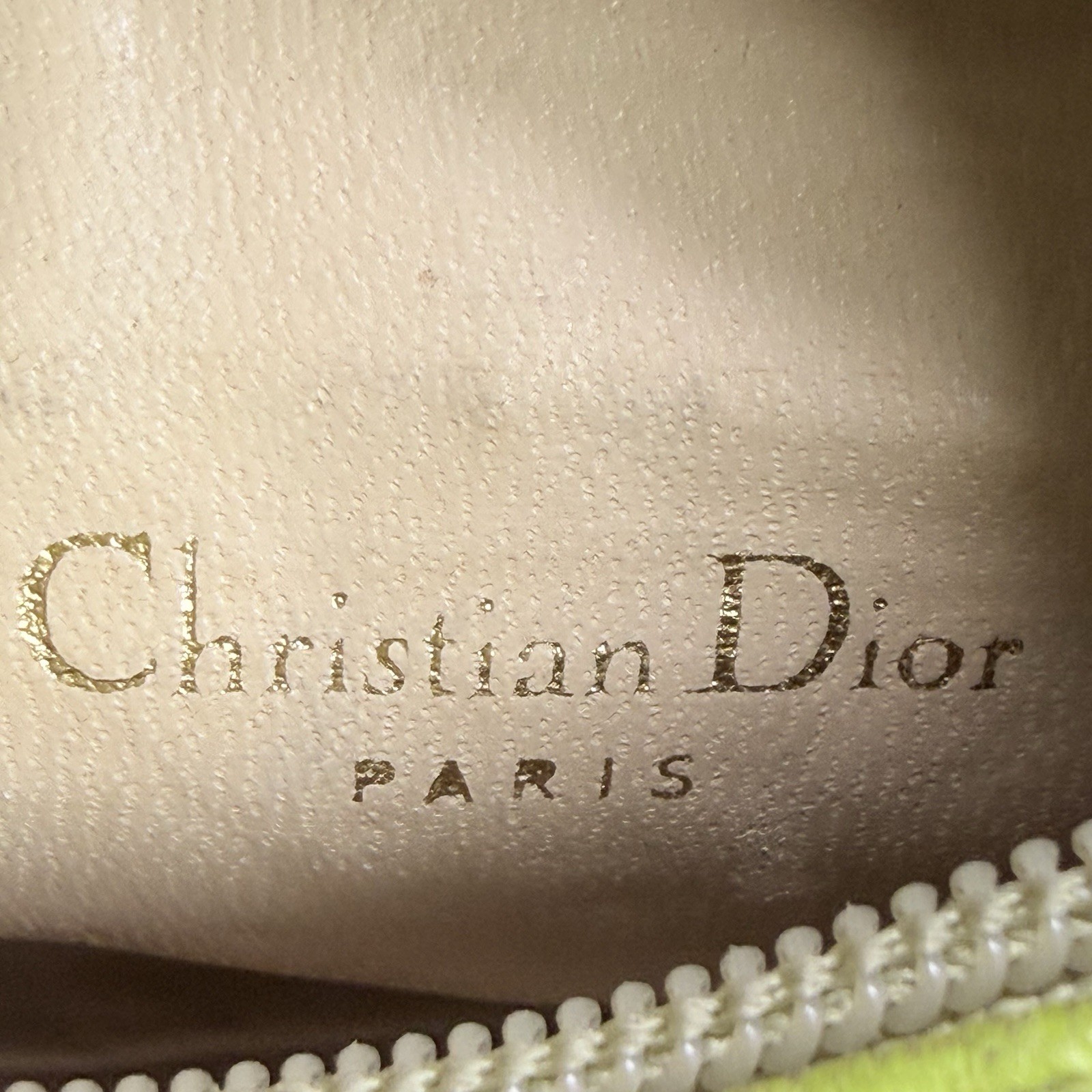 🍋‍🟩Christian Dior Mini Top Handle Bag Leather Gold CD Charm🍋‍🟩SKU0062