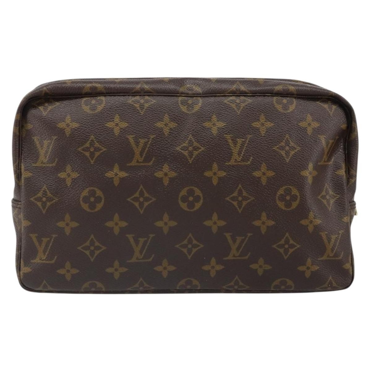 LOUIS VUITTON Monogram Trousse Toilette 28 Clutch Bag M47522 LV Auth hk3402