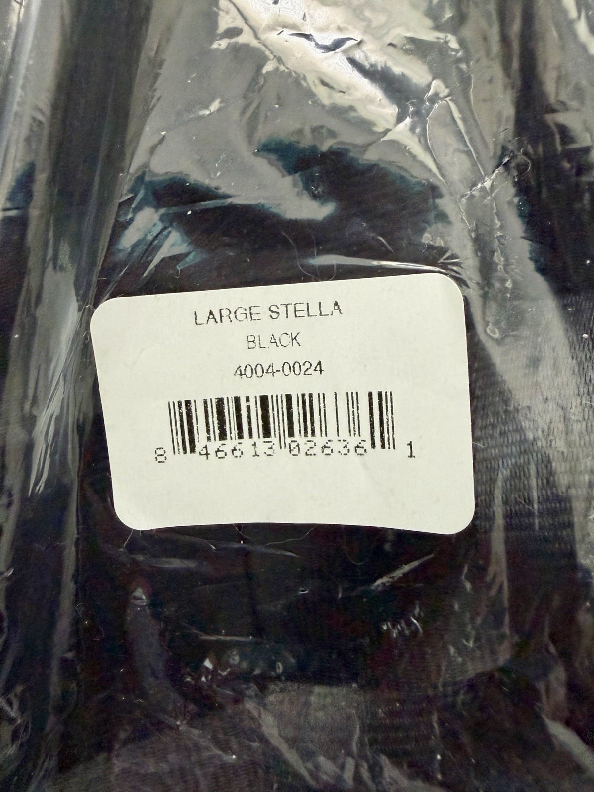 NWT, Harveys Large Stella Black Solid Shoulder Bag with Shoulder Strap