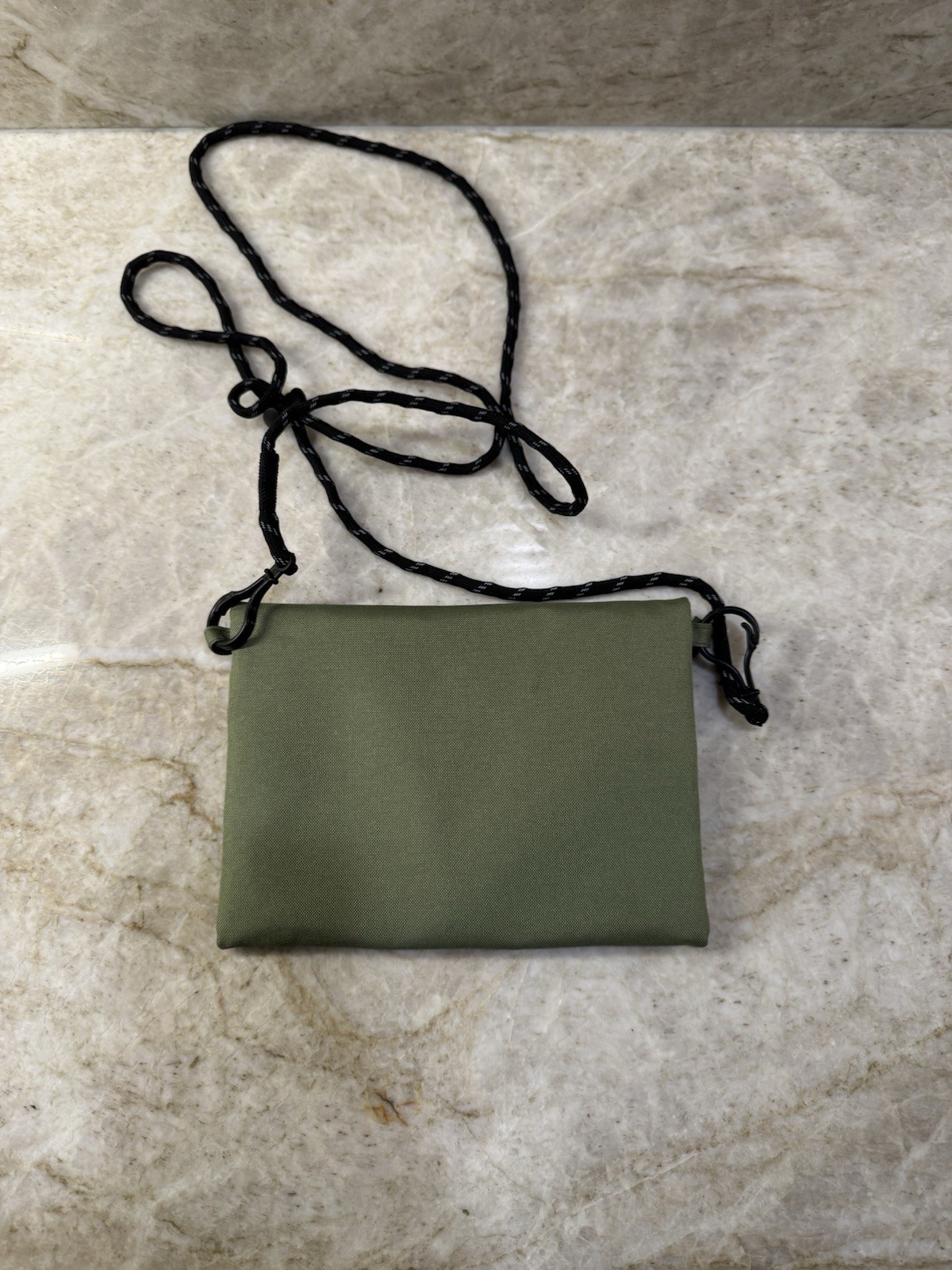 Hunter Mini Crossbody Shoulder Bag Green Zip Rectangle 7×5 Lightweight 1-Pocket