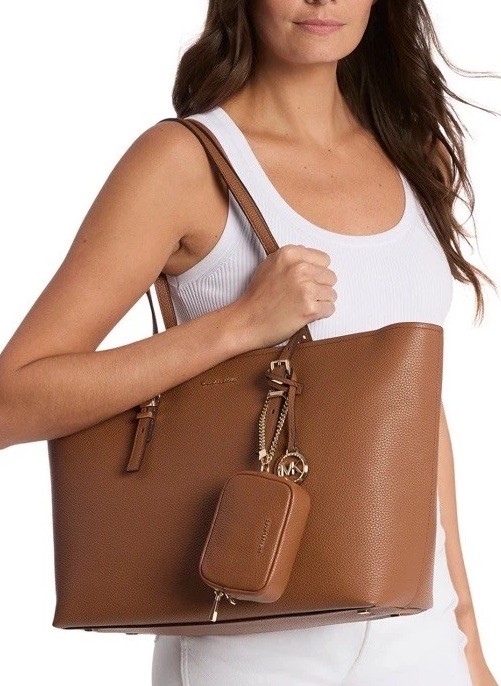 NWT Michael Kors Bryant Mini Version Bag Brown Luggage – Bag Charm