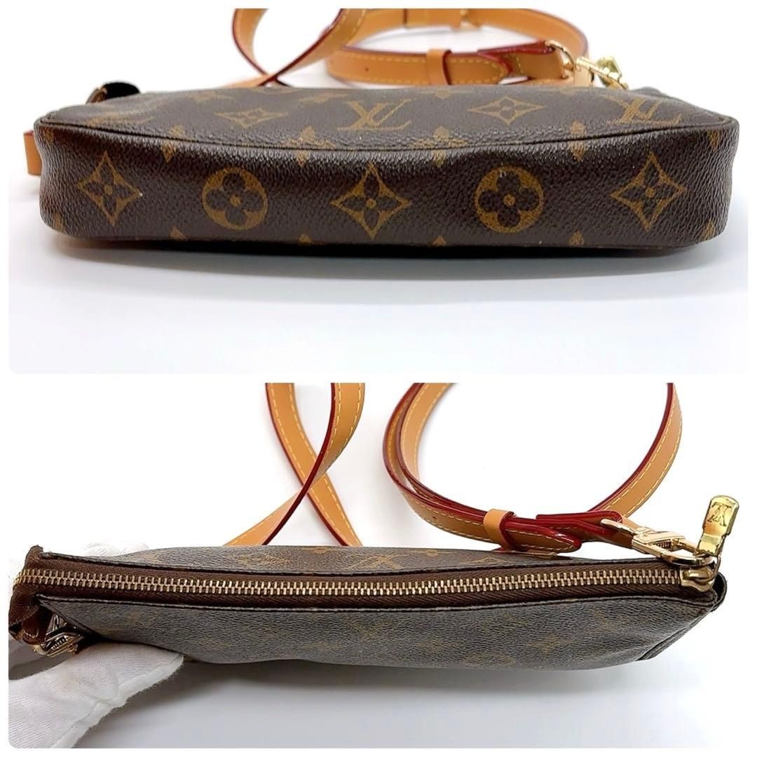 LOUIS VUITTON Bag: Pochette Accessoires Brown W20×H12×D3cm w/o accessories;