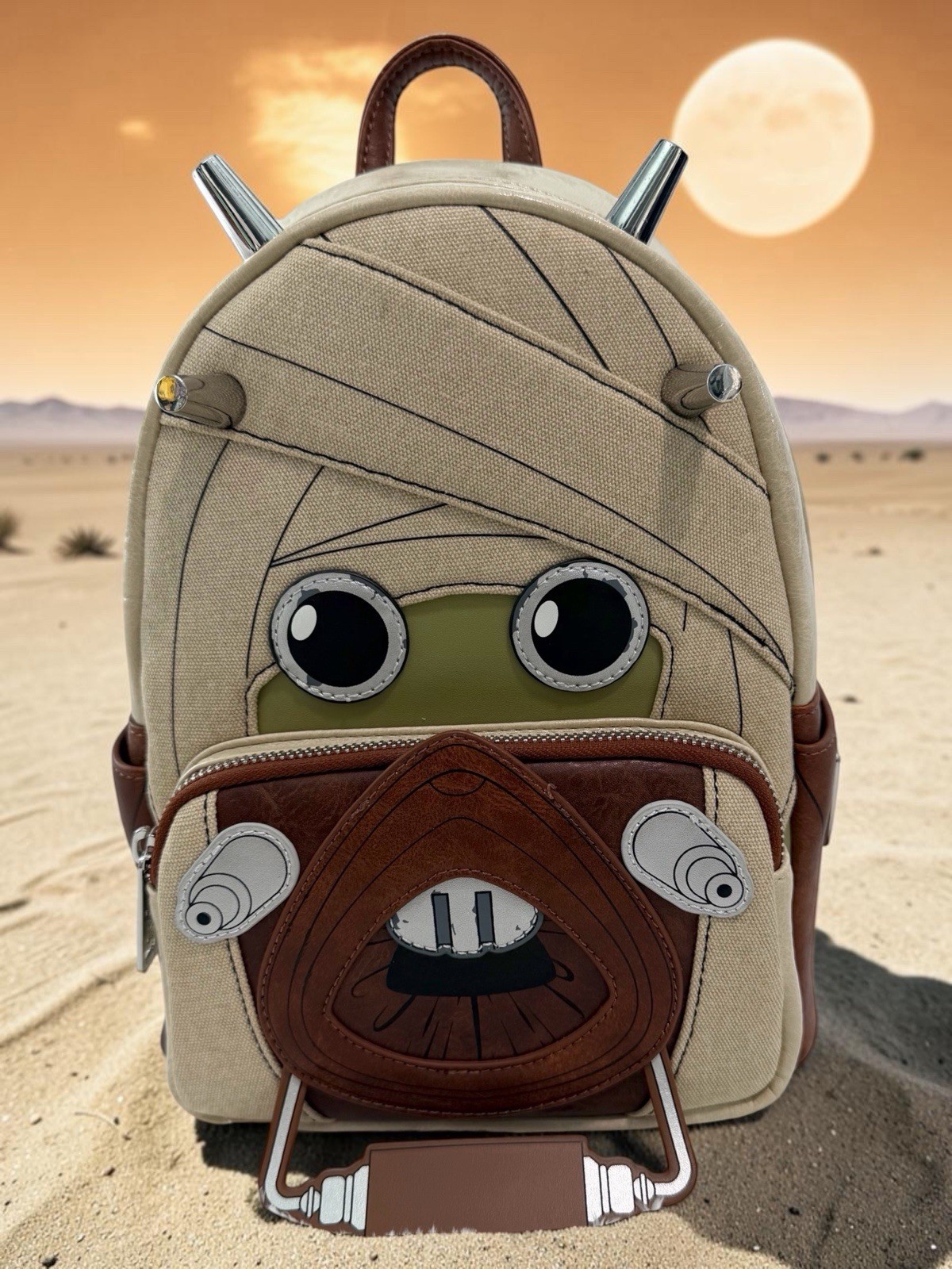Tusken Raider Loungefly Backpack EUC Star Wars LIMITED EDITION