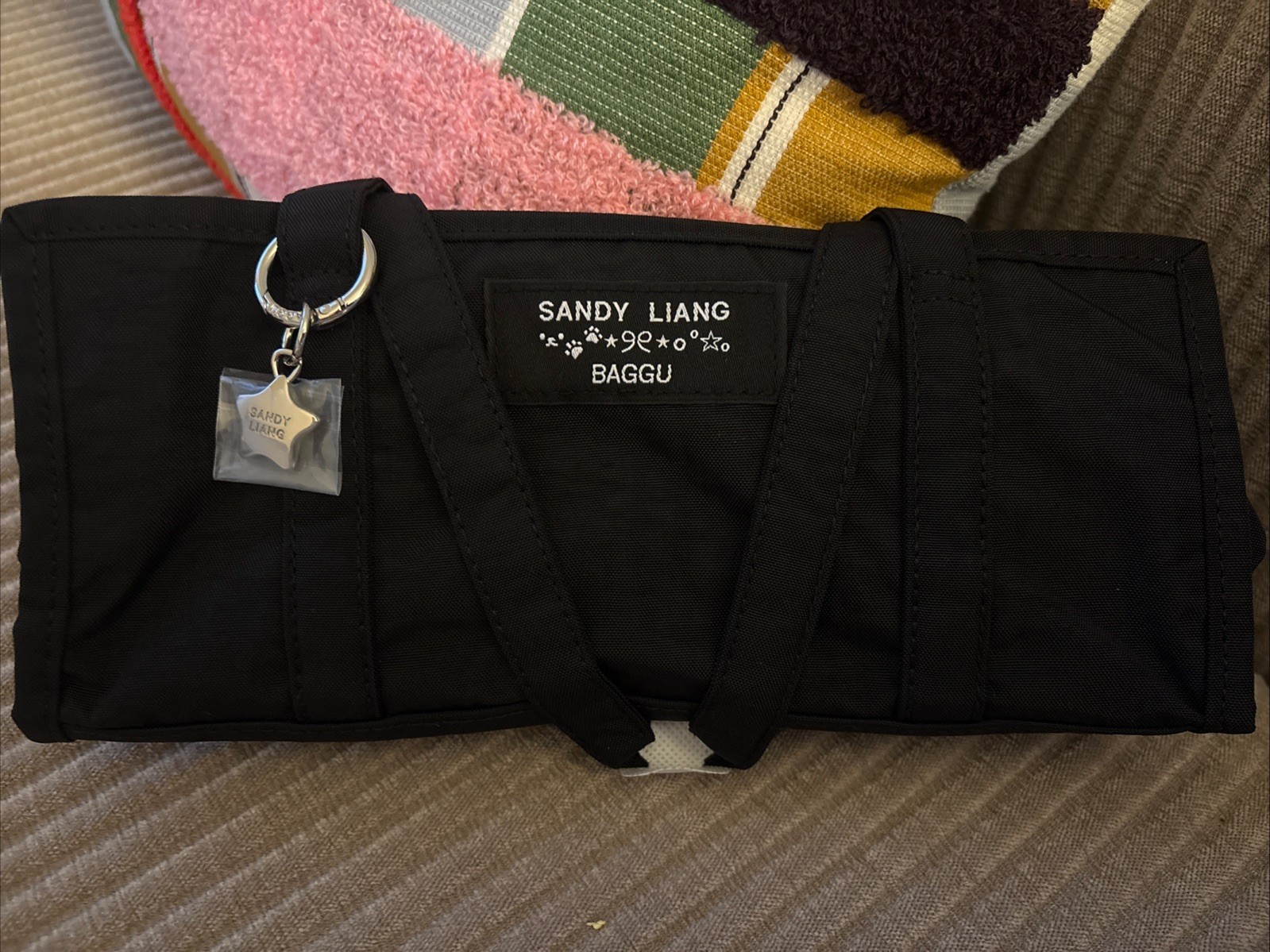 Baggu Sandy Liang Black Market Bag Purse Nwt