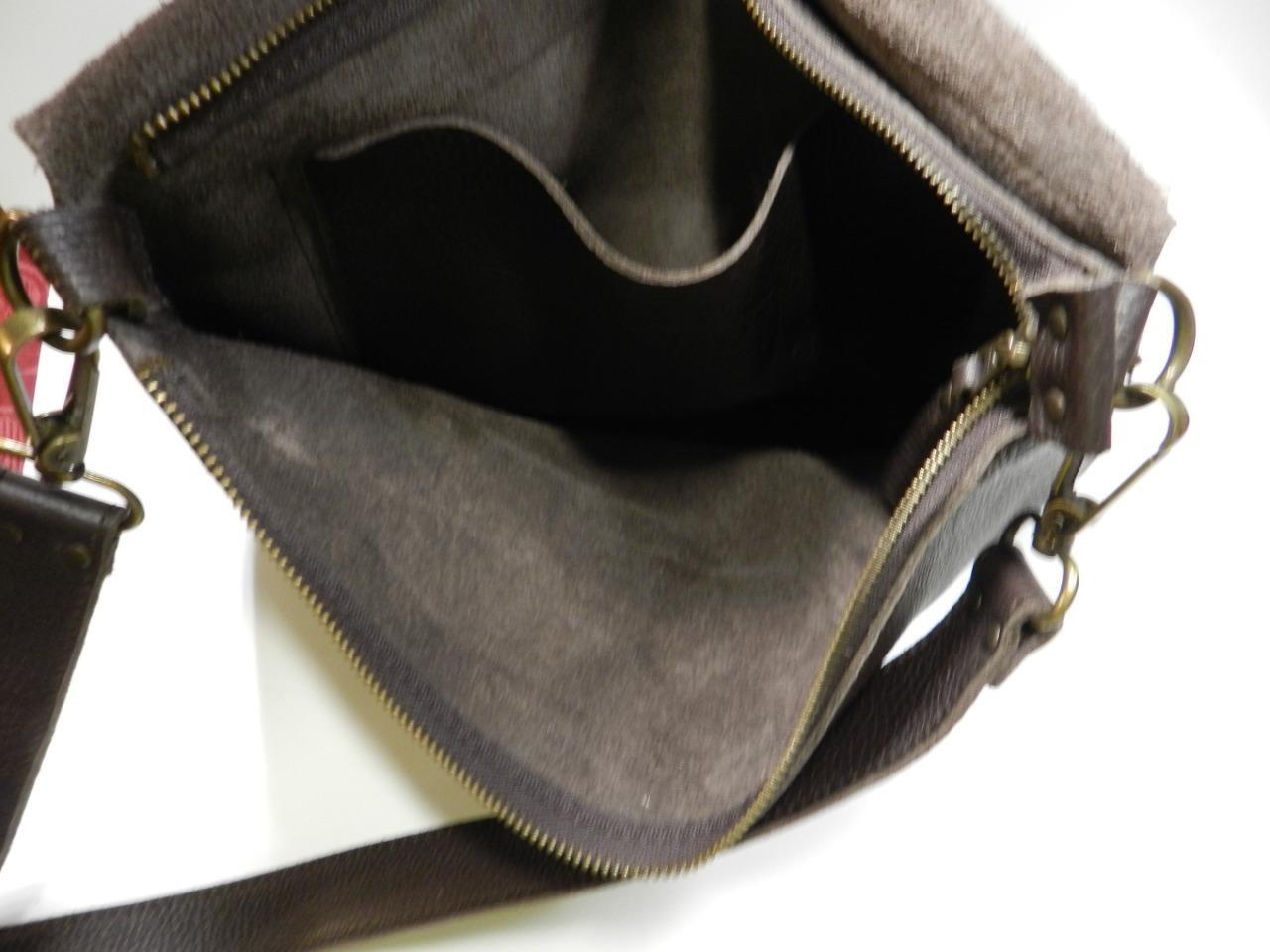 CALMA 11600 Leather Goods Handcrafted In Spain Leather Crossbody Purse