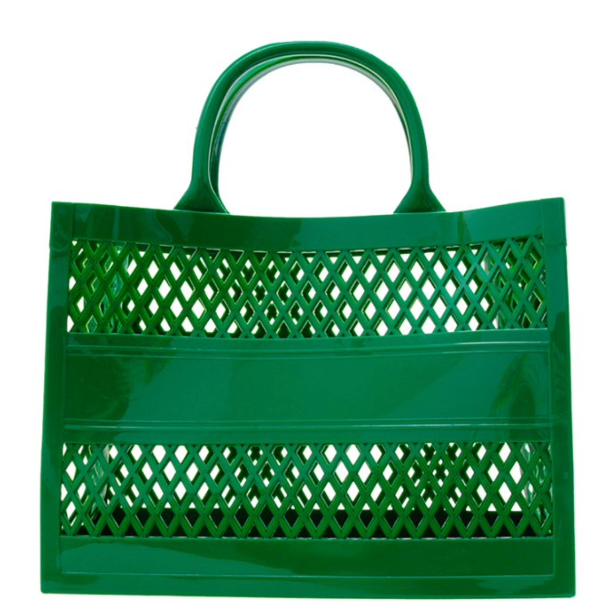 Clutch Bag New Shopping Basket Portable Jelly Bag Large Capacity Basket Storage