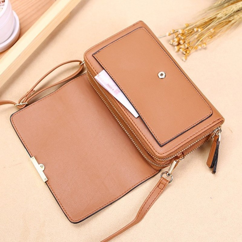 Women’s Wallet Korean Handbag Multi Card Large Capacity Casual Shoulder Bag