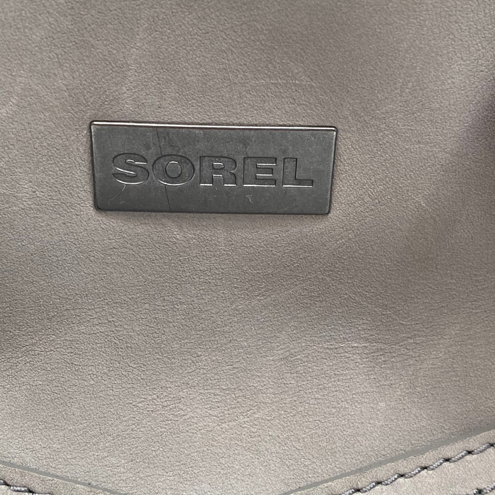 Sorel Clay Gray Leather Shoulder Bag | OS in-Store Vietnam