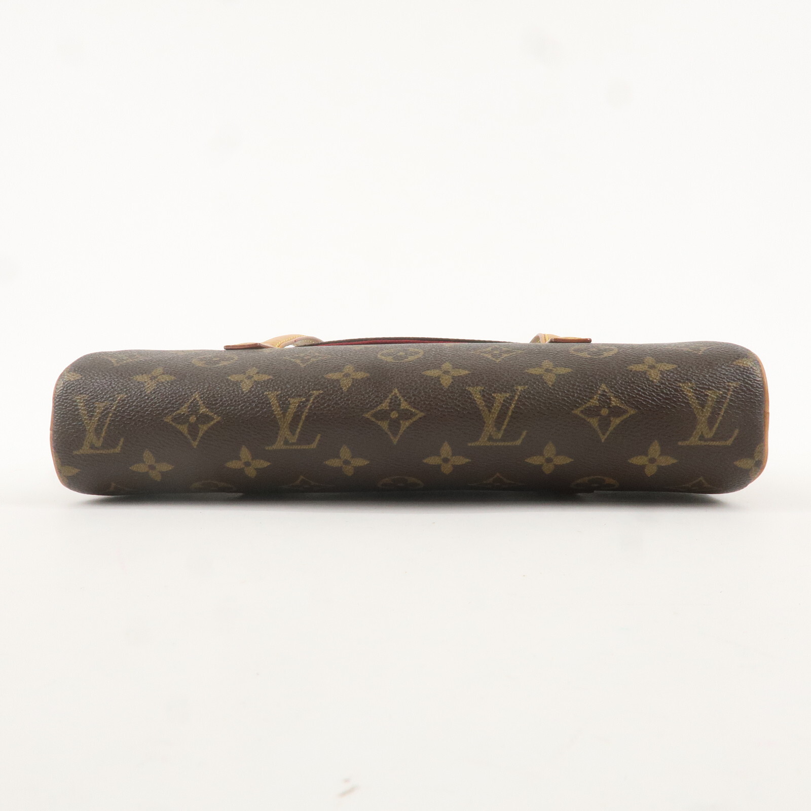 Louis Vuitton Monogram Sonatine Hand Bag Brown M51902 Auth Used