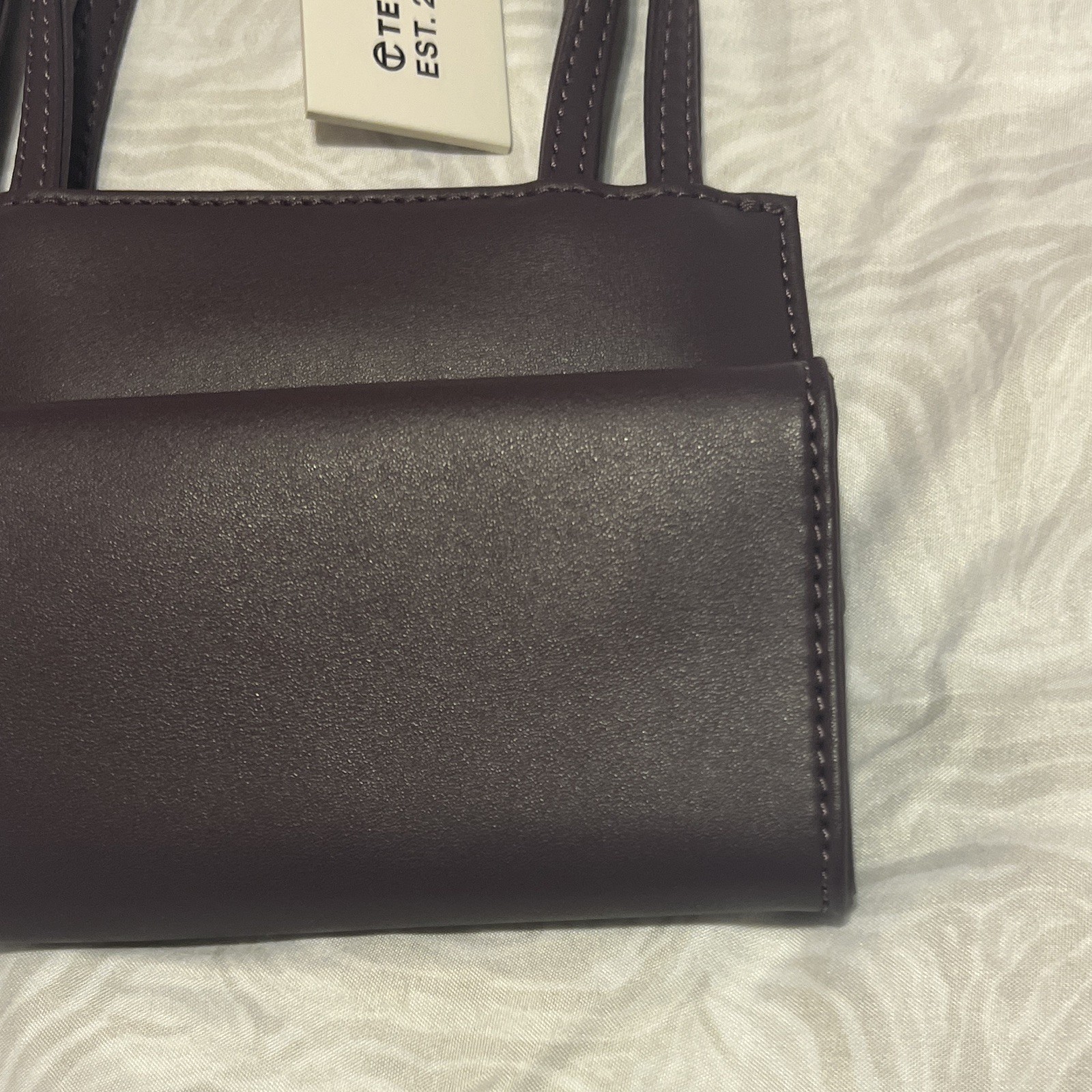 Telfar Small Shopping Bag in Eggplant Purple BRAND NEW READY TO SHIP