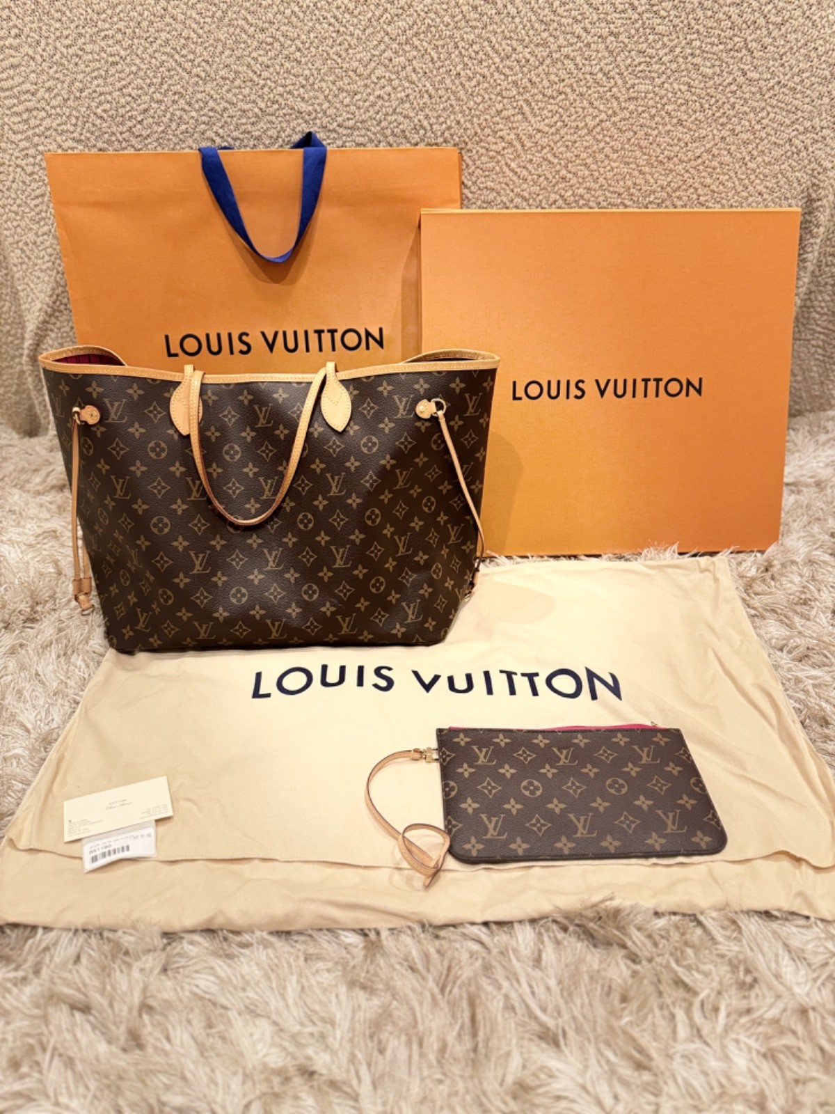 Louis Vuitton Neverfull GM Very Good Condition. New Trim And Handle By LV.