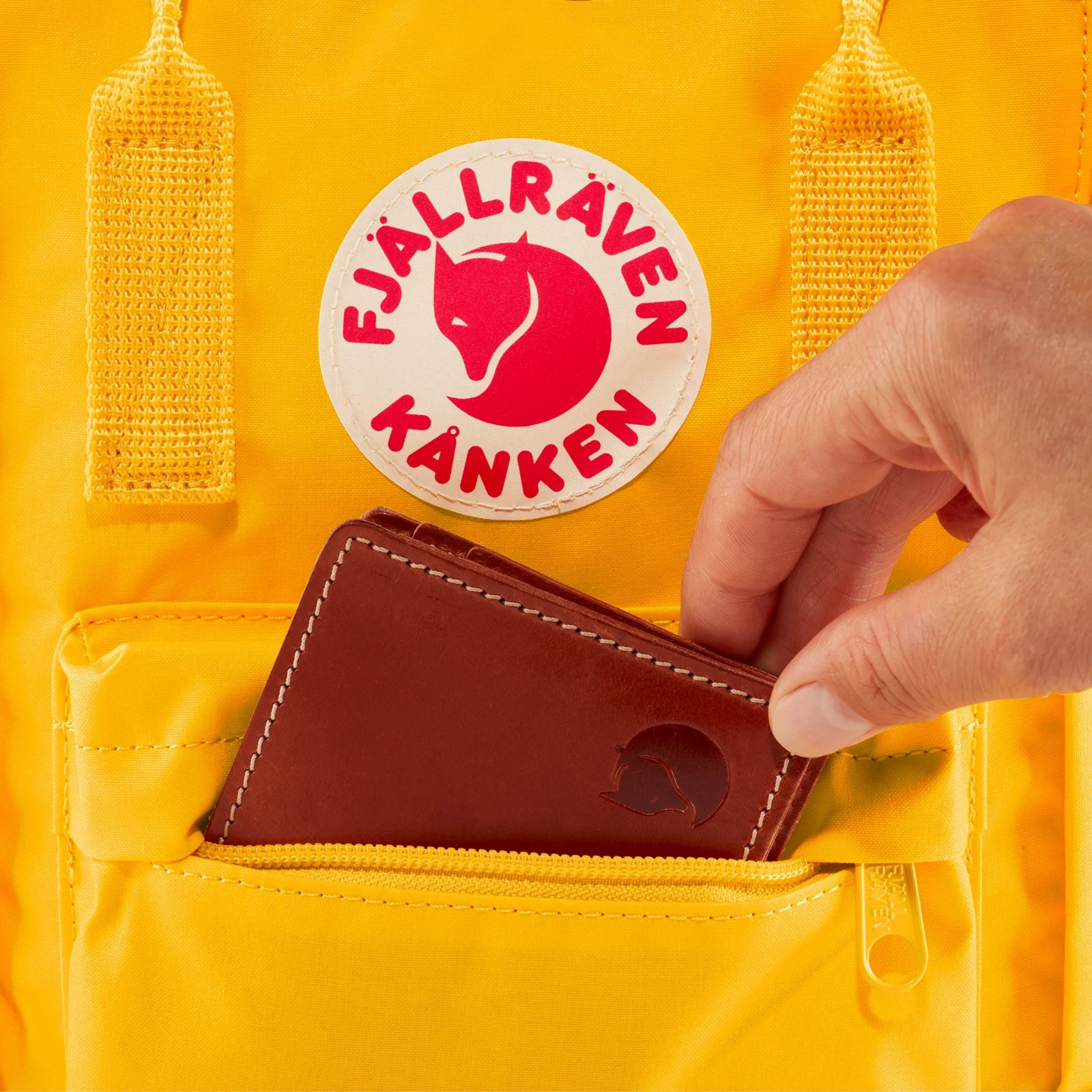 Fjallraven Kanken Kids Mini Backpack School Bag Warm Yellow 23561