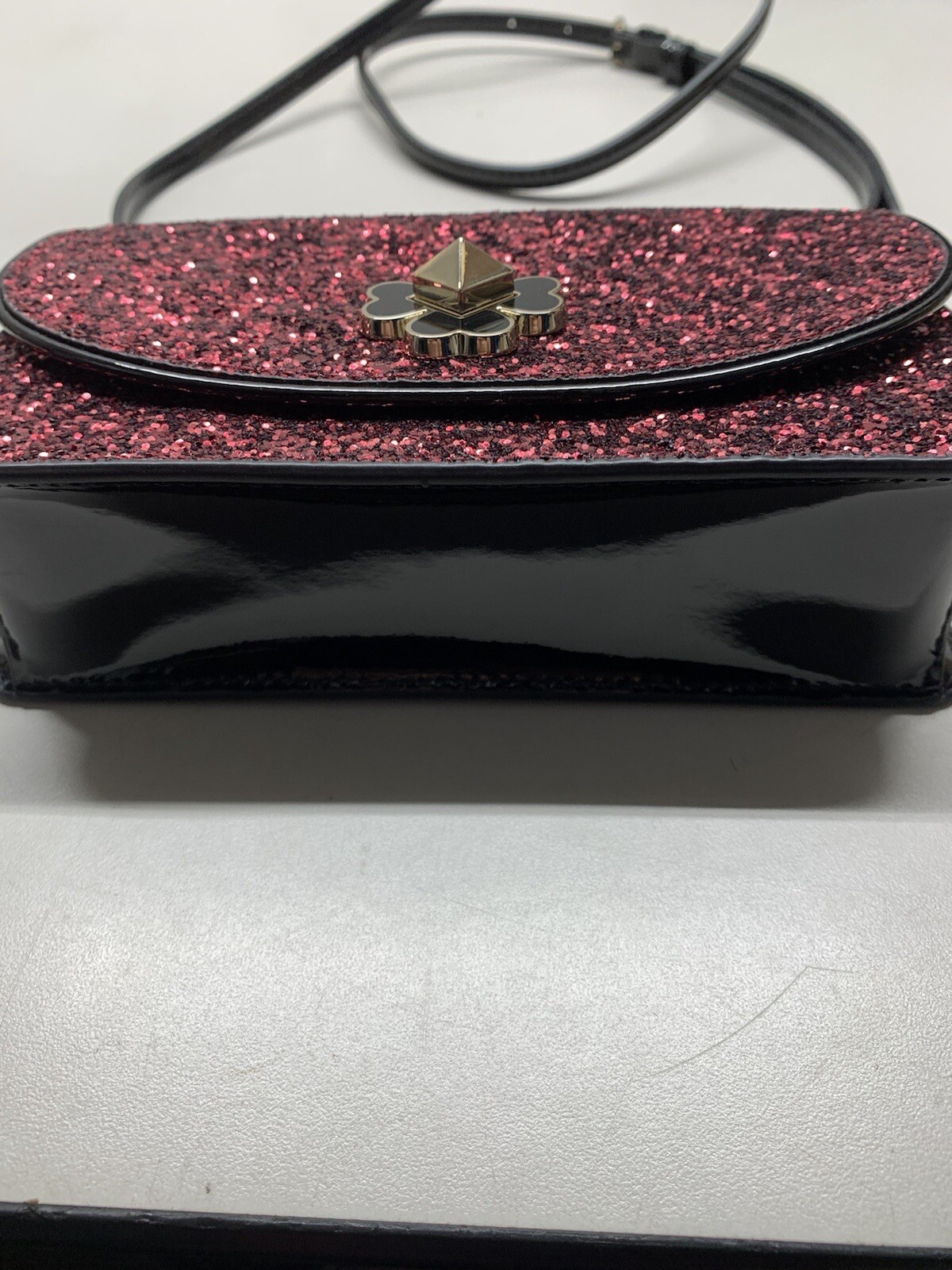 Kate Spade Odette Glitter Mini Top Handle Crossbody Bag