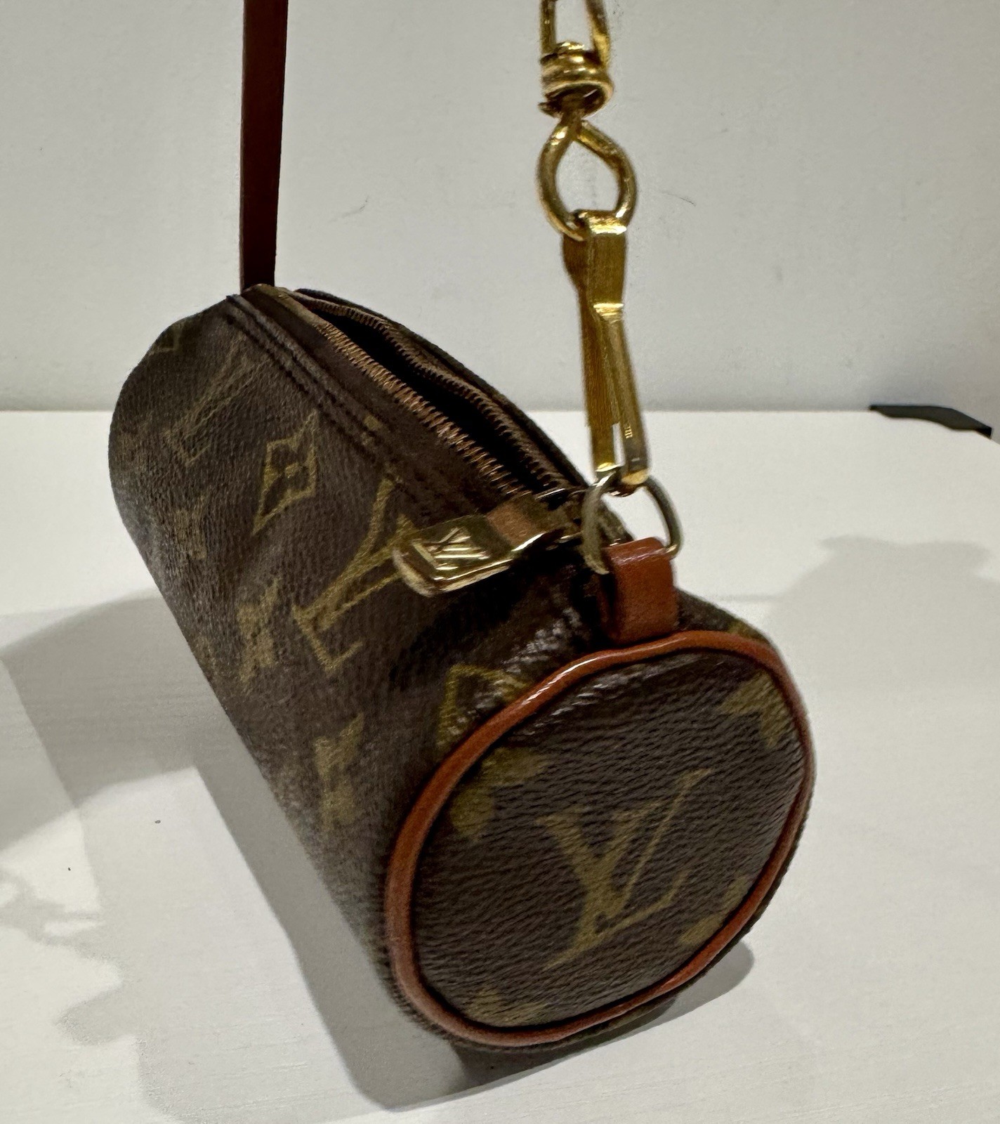 Louis Vuitton Monogram Mini Papillon Accessories Pochette Bag Purse Handbag