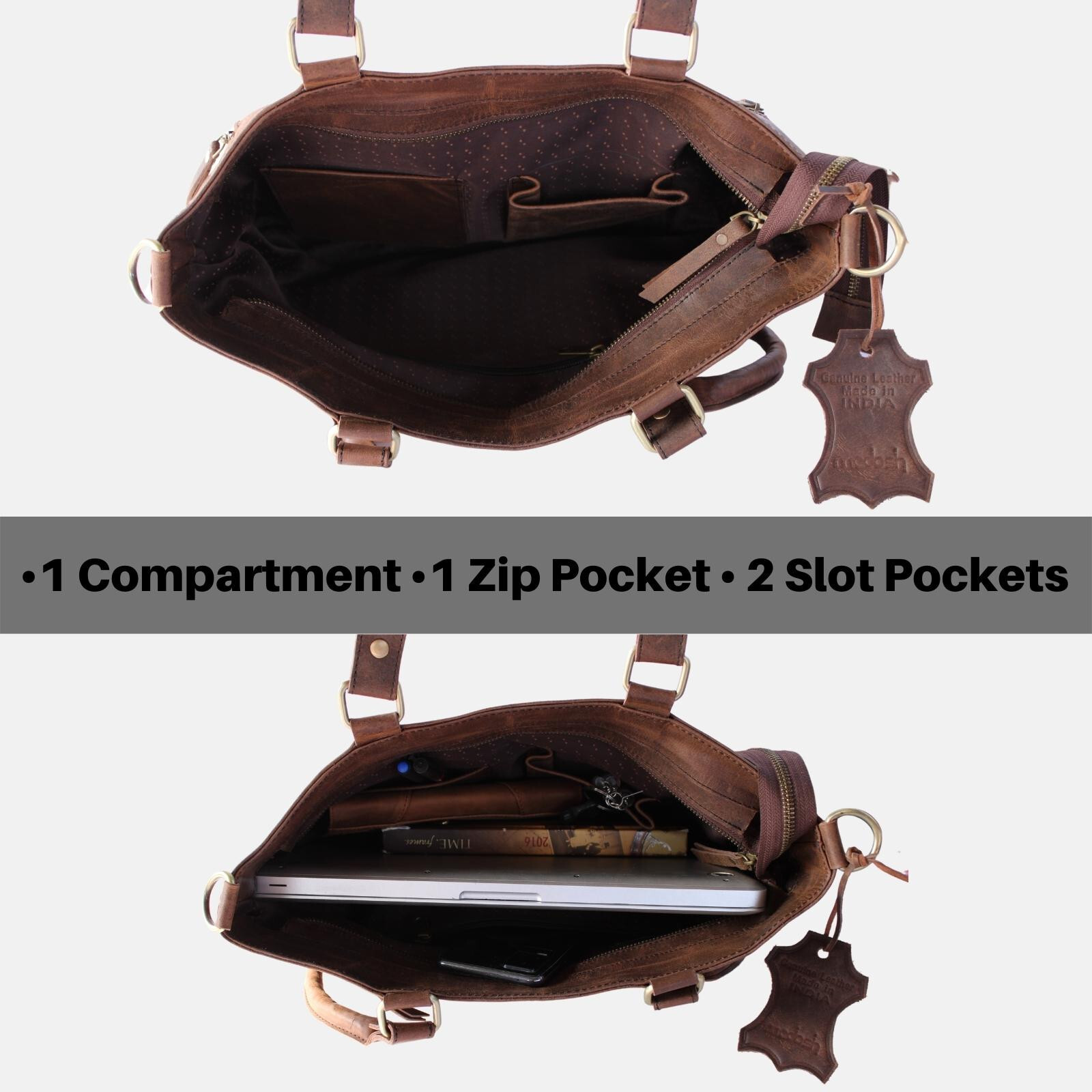 Women’s Tote Bag Real Leather Crossbody Top Handle Office Purse College Handbag