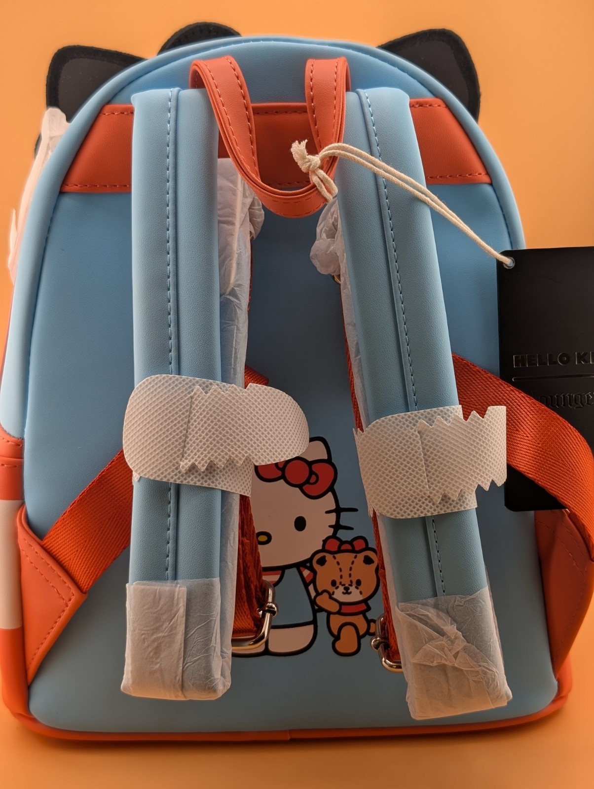 Loungefly Sanrio Hello Kitty Tiny Chum Bear Sherpa Mini Backpack NWT Fluffy