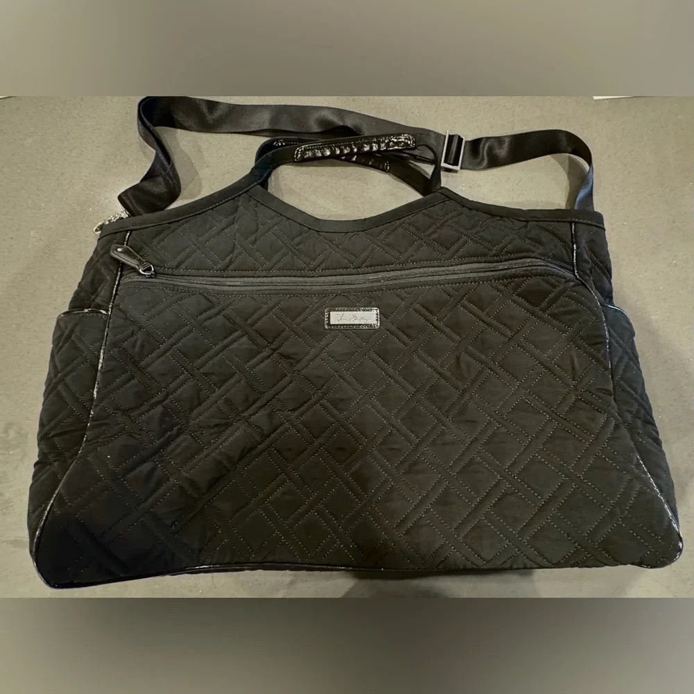 Vera Bradley Classic Black Quilted Carry-On Travel Bag